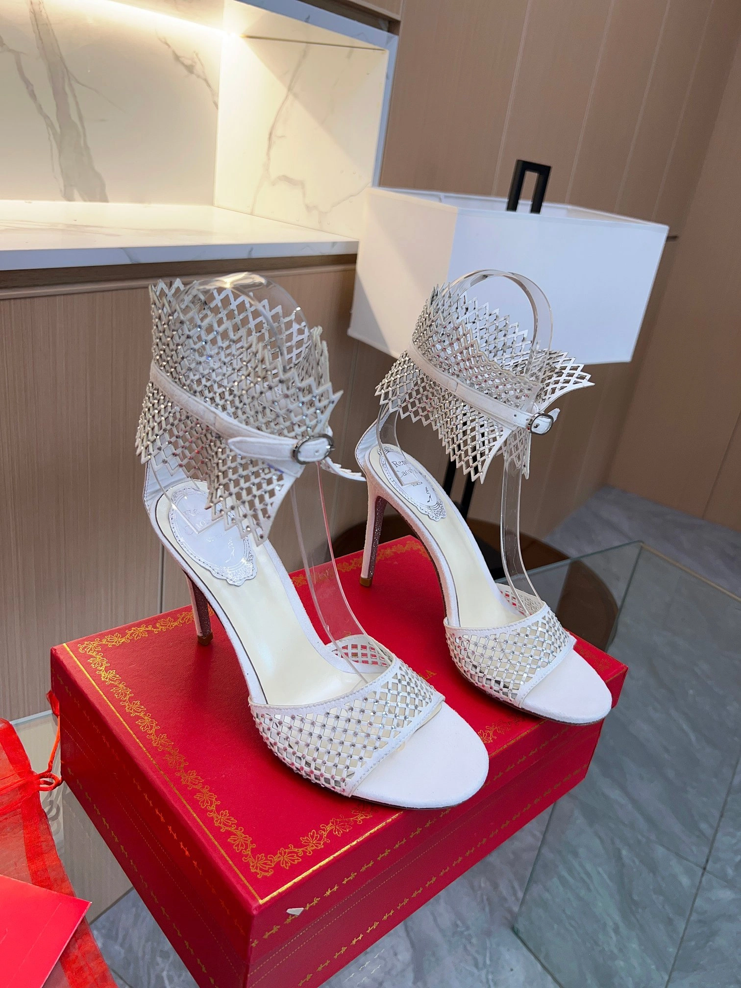 COCO-- R595 C11897-105-C001-V741 Heel height：9.5CM sheepskin item:D-X000F2840